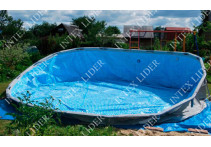 26798 Каркасный бассейн INTEX Prism Frame Pool Oval (овал) 6,10х3,05х1,22+фильтр-насос картр. 5678 л/ч