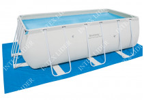 Прямоугольный каркасный бассейн Bestway 412х201х122см+фильтр-насос, лестница, (56722)